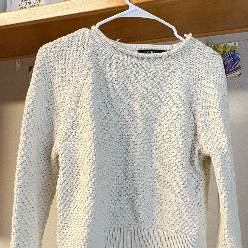 Ralph Lauren Cream Women's Sweater